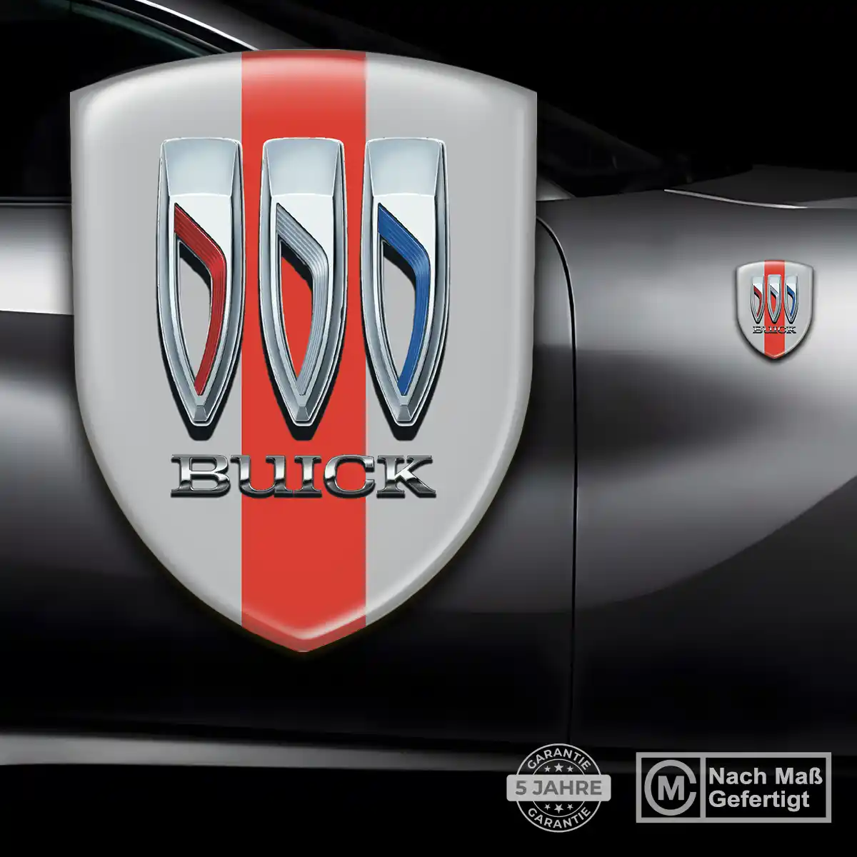 Buick Aufkleber Silikon Embleme Elegantes Design