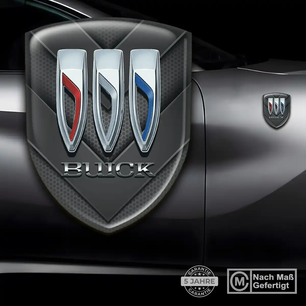 Buick Aufkleber Silikon Embleme Hochwertiges Harz
