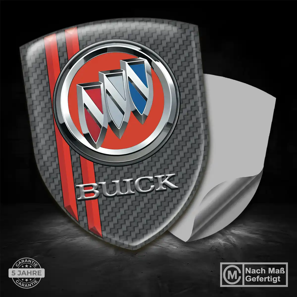Buick Aufkleber Silikon Embleme Tuningfahrzeug