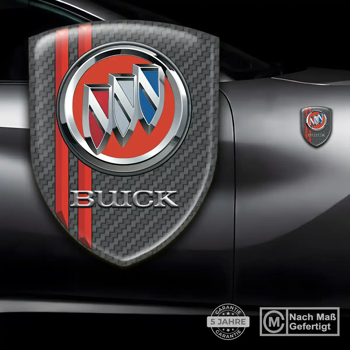 Buick Aufkleber Silikon Embleme Tuningfahrzeug