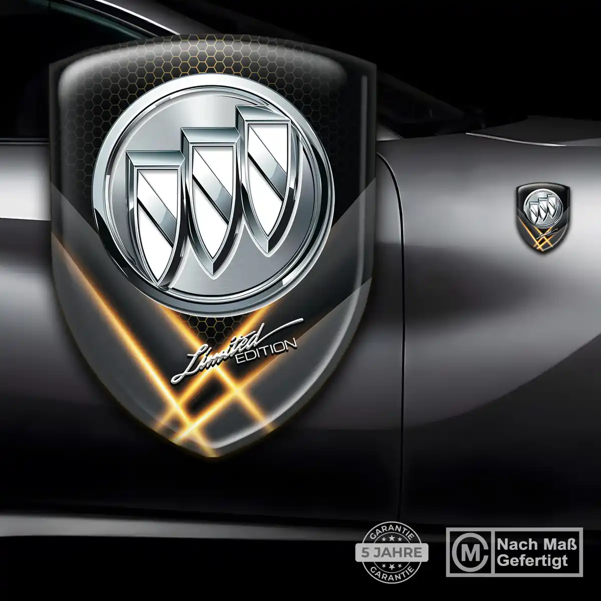 Buick Aufkleber Wappen Auto Hochwertiges Harz
