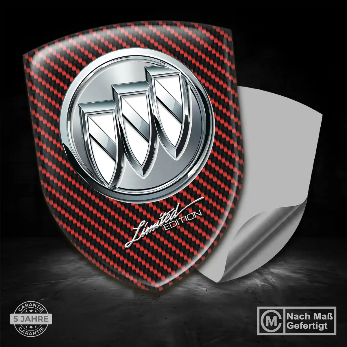 Buick Aufkleber Wappen Auto Markenedition