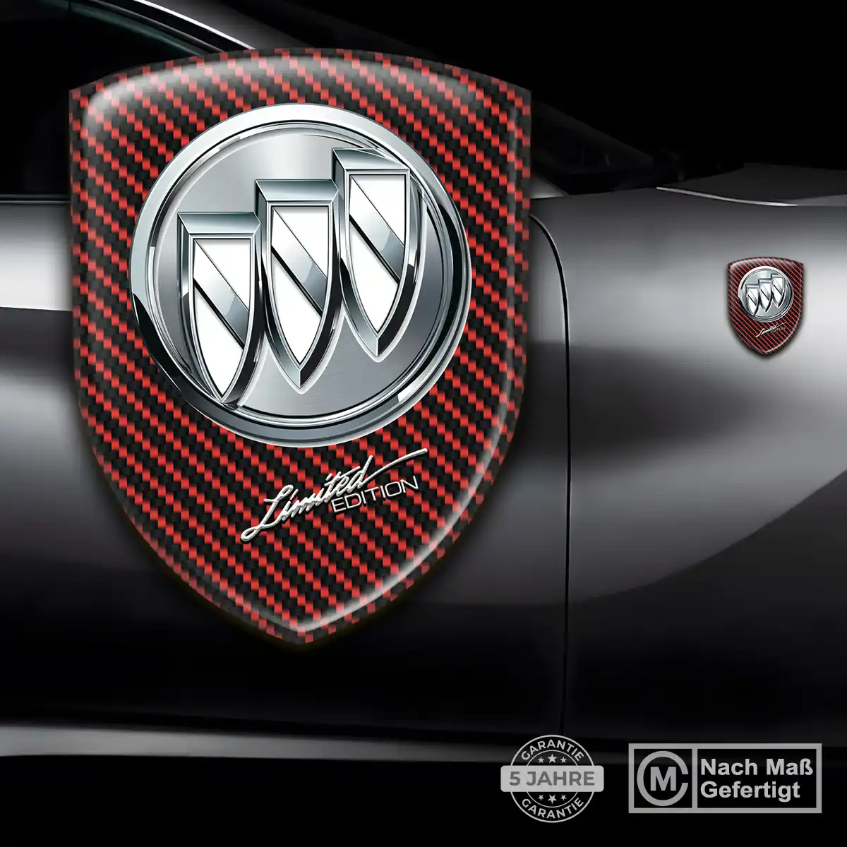Buick Aufkleber Wappen Auto Markenedition