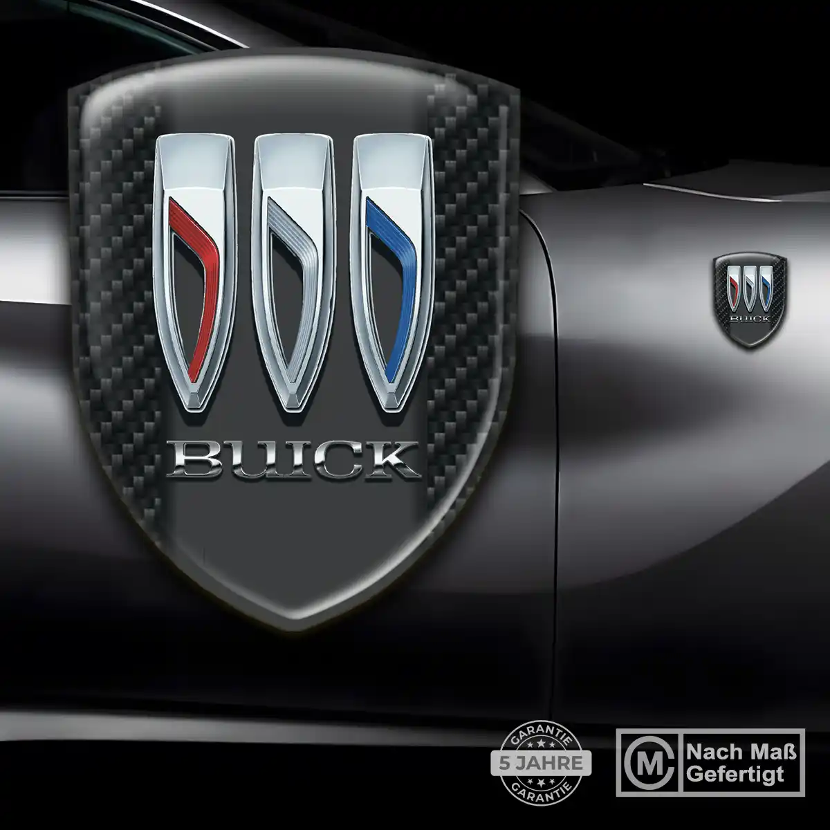 Buick Aufkleber Wappen Edles Design