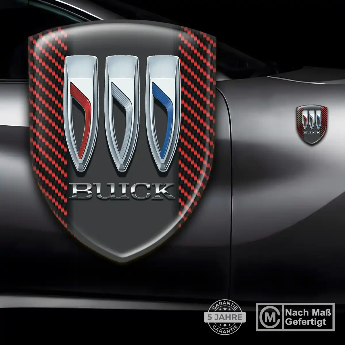 Buick Aufkleber Wappen Elegantes Design