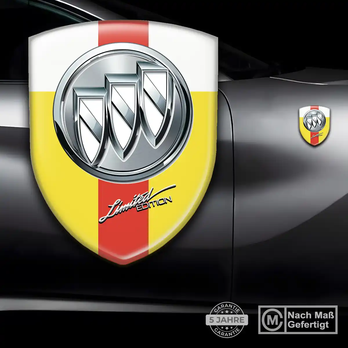 Buick Aufkleber Wappen Emblem Auto Elegantes Design