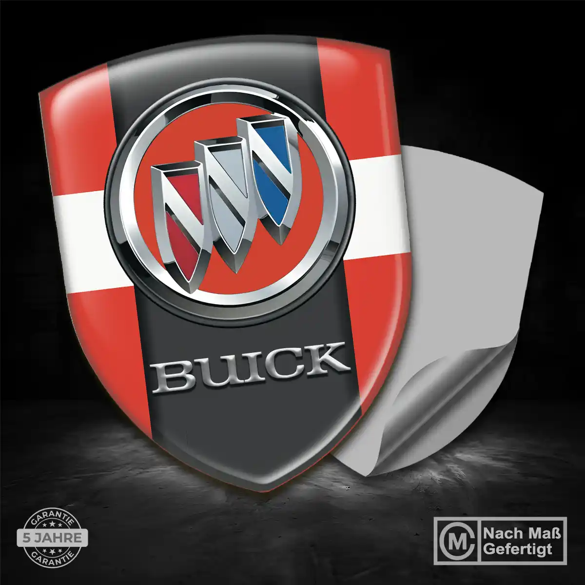 Buick Aufkleber Wappen Emblem Auto Premium-Edition