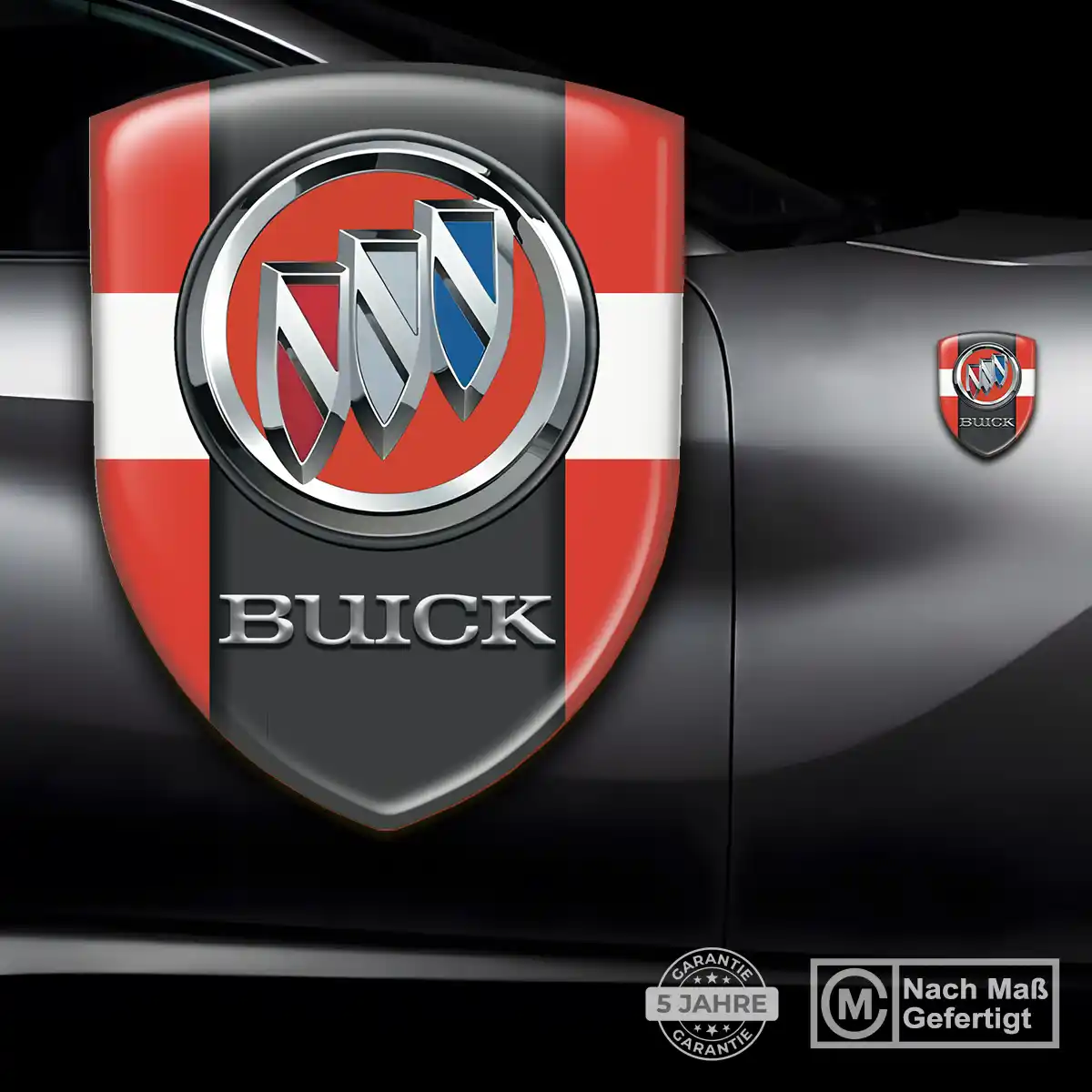 Buick Aufkleber Wappen Emblem Auto Premium-Edition