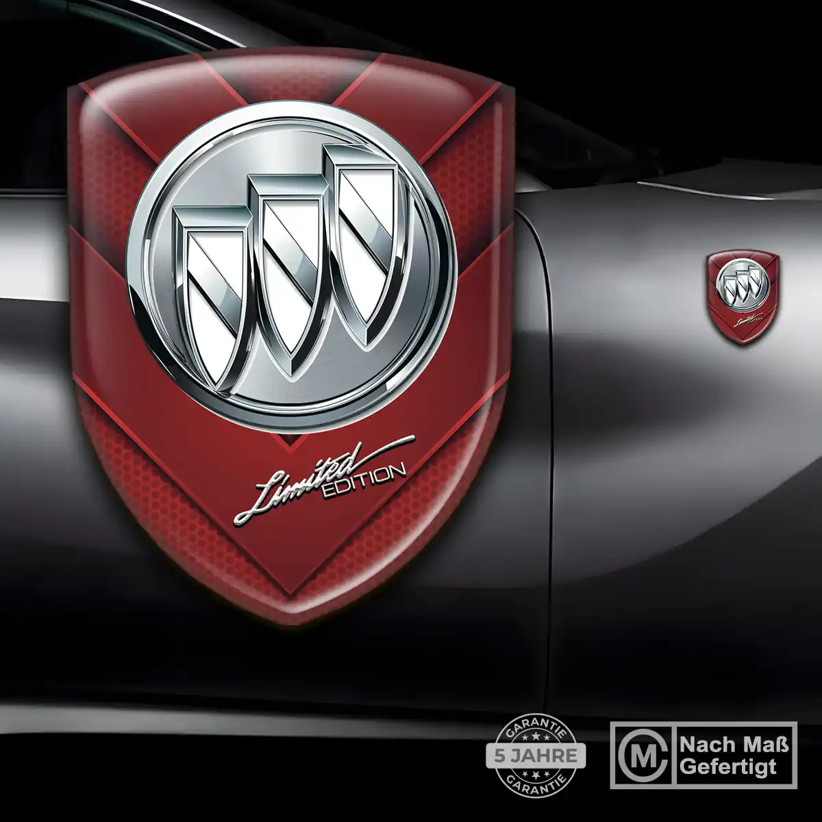 Buick Aufkleber Wappen Emblem Auto Premiumqualität