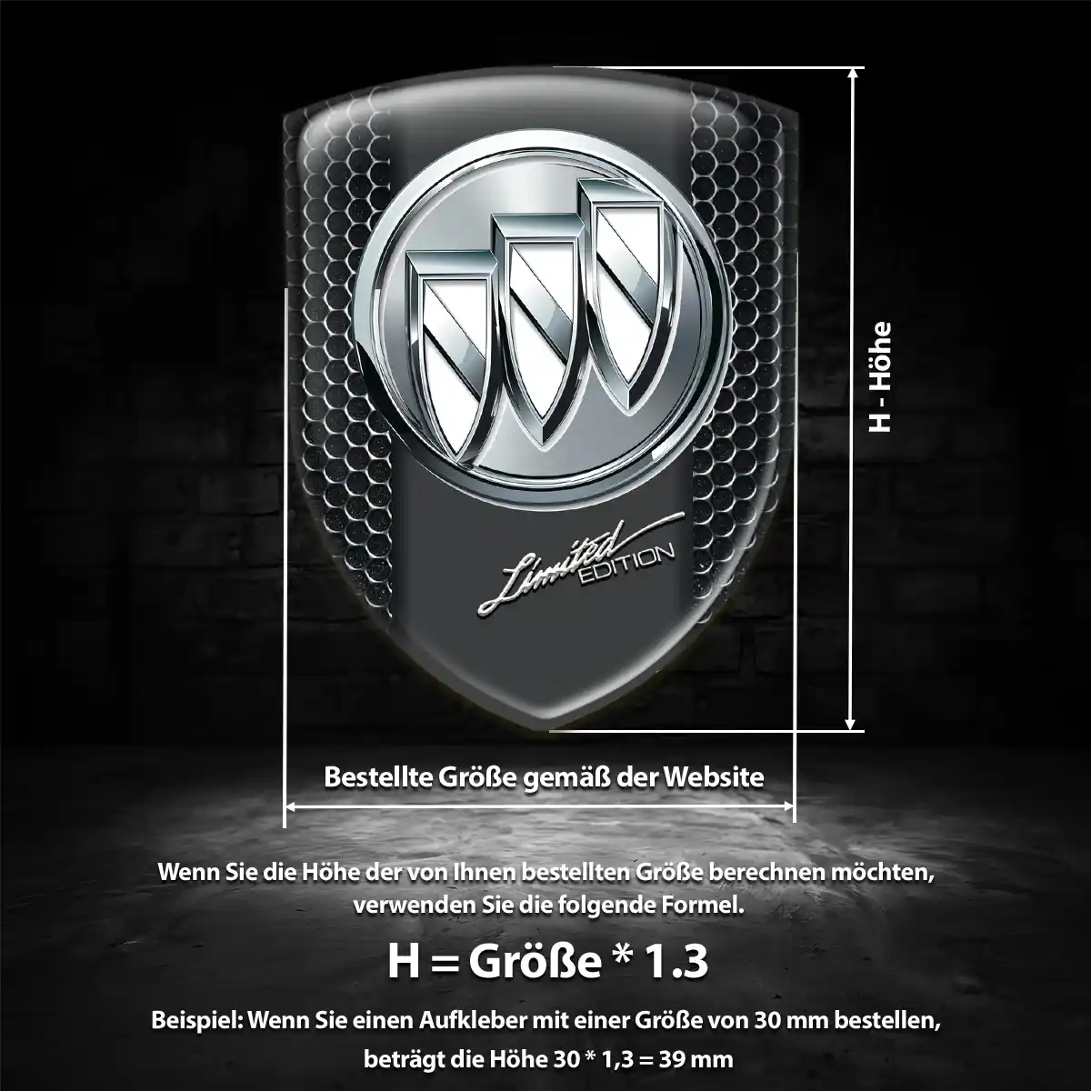 Buick Aufkleber Wappen Emblem Auto Stilvolles Design