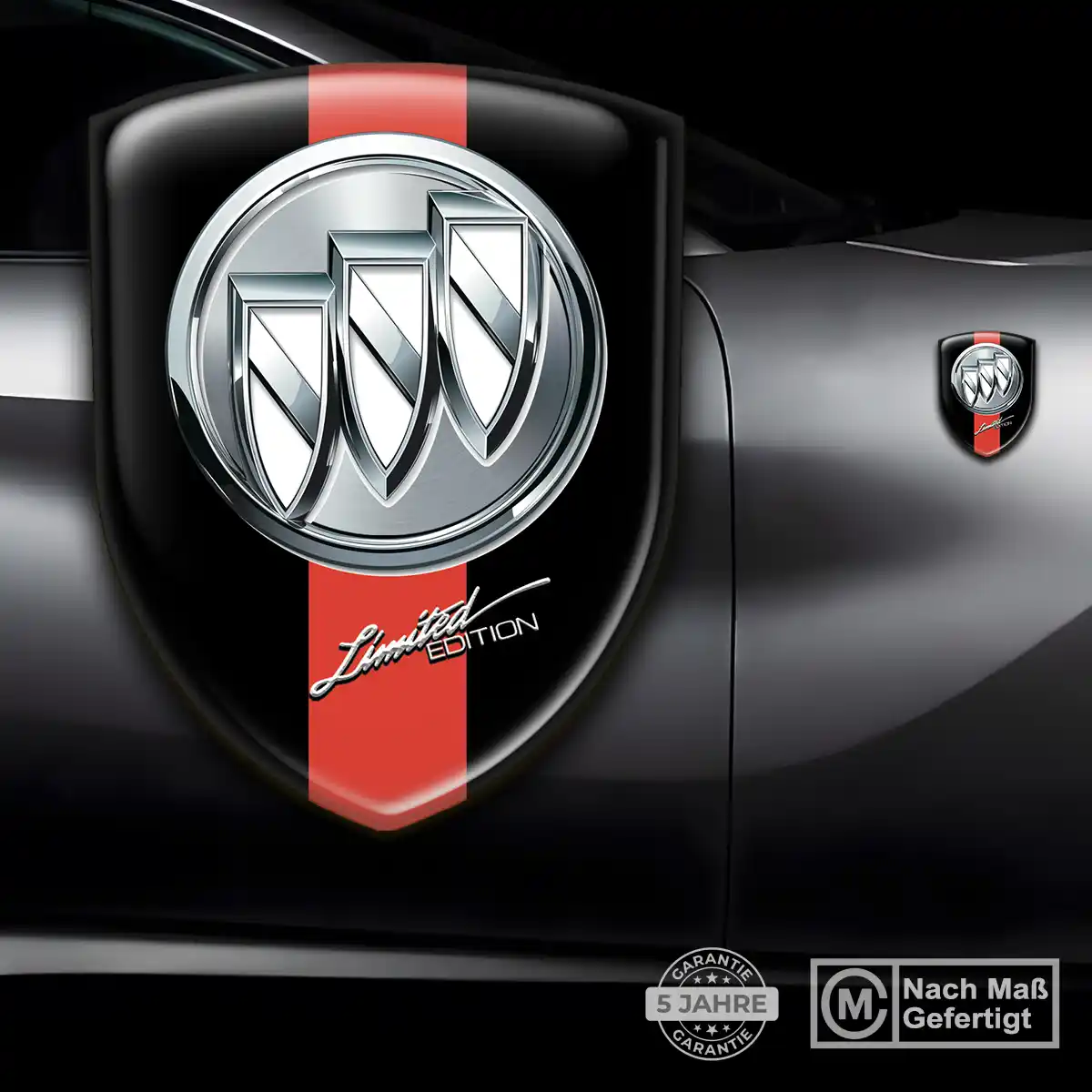 Buick Aufkleber Wappen Emblem Premiumqualität