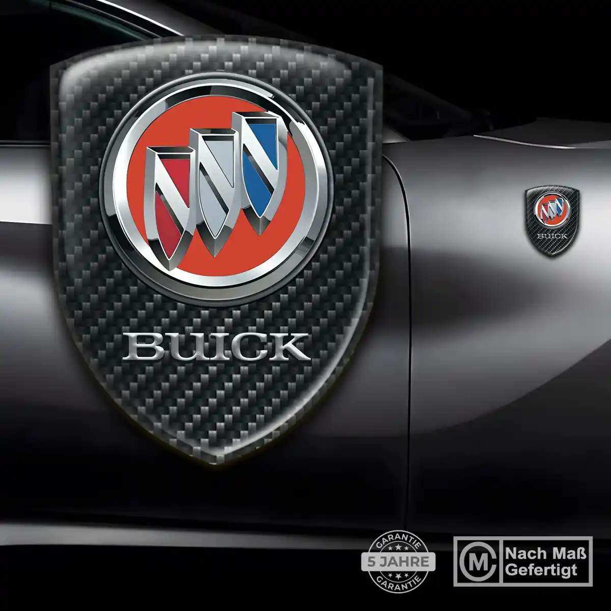 Buick Aufkleber Wappen Hochwertiges Harz