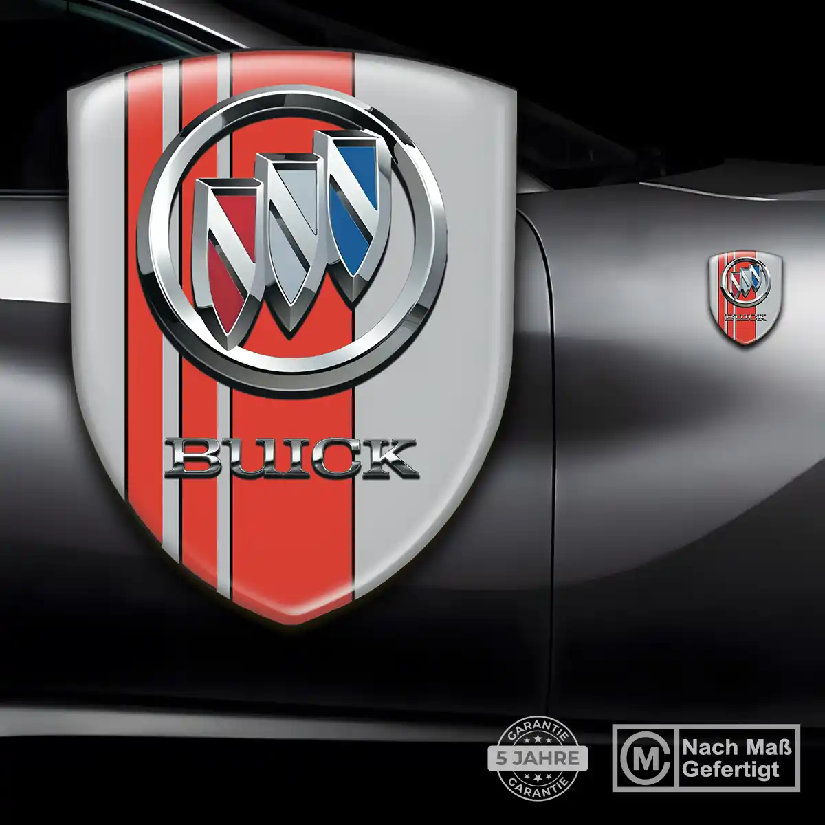 Buick Aufkleber Wappen Stilvolles Design
