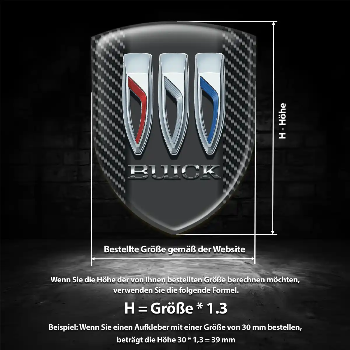 Buick Emblem Aufkleber Auto Markenedition