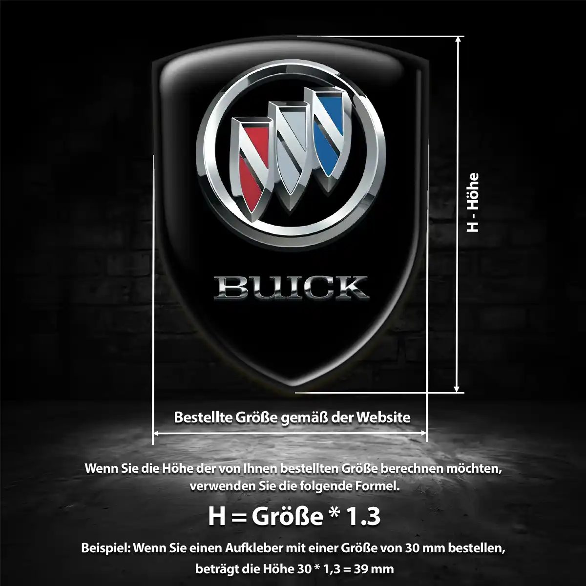 Buick Emblem Aufkleber Auto Stilvolles Design