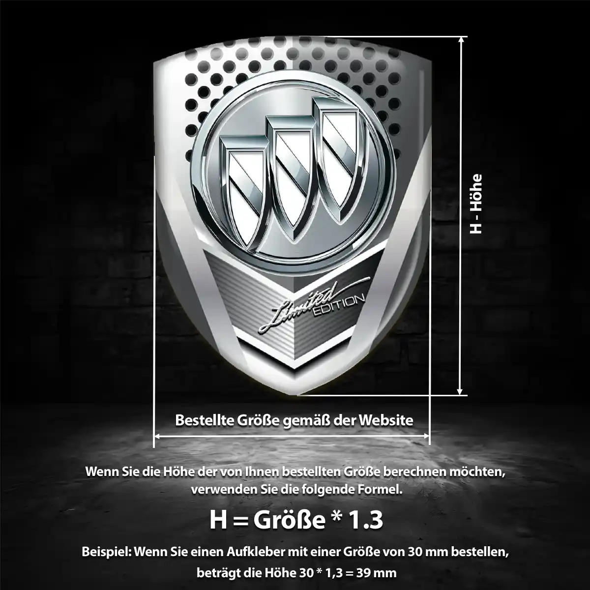 Buick Emblem Aufkleber Edles Design