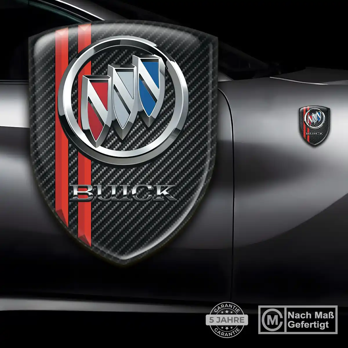 Buick Emblem Aufkleber Wappen Auto Hochwertiges Harz