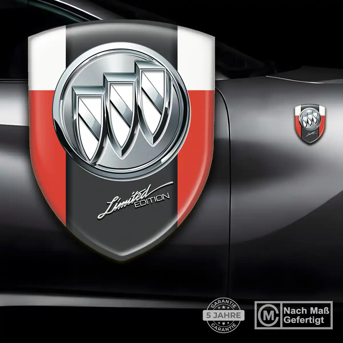 Buick Emblem Aufkleber Wappen Hochwertiges Harz