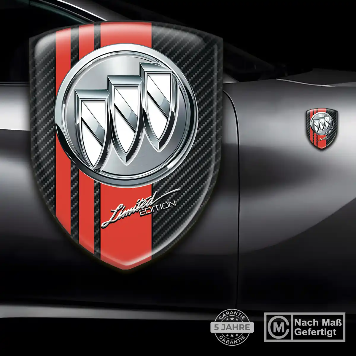 Buick Emblem Aufkleber Wappen Interieurdesign