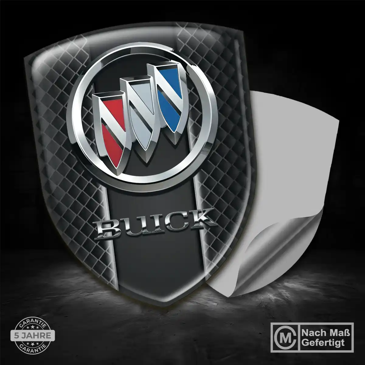 Buick Emblem Aufkleber Wappen Premiumqualität