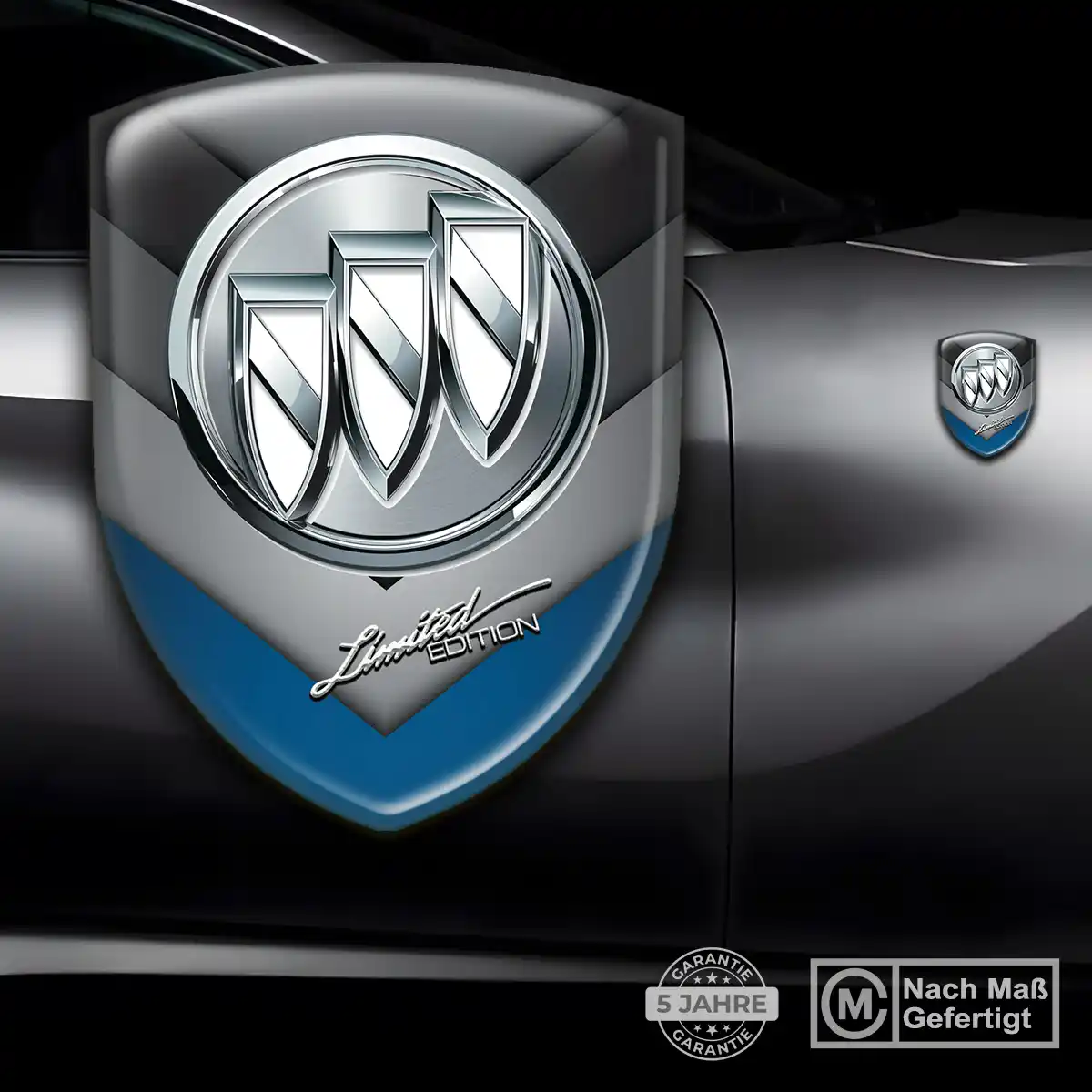 Buick Emblem Aufkleber Wappen Stilvolles Design