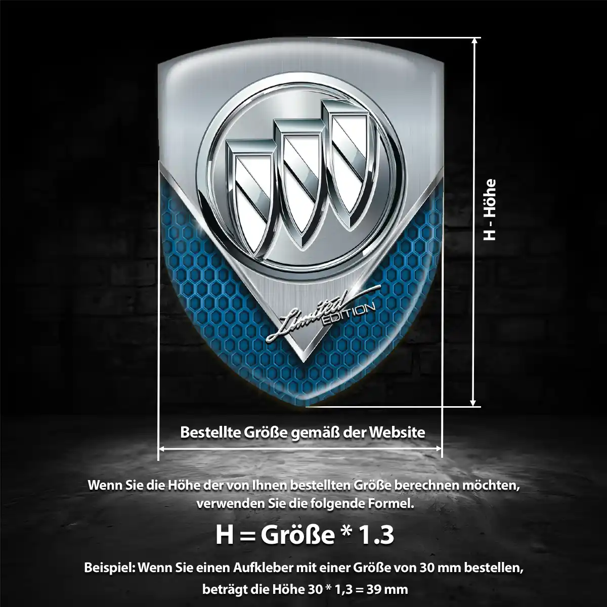 Buick Emblem Auto Hochwertiges Harz