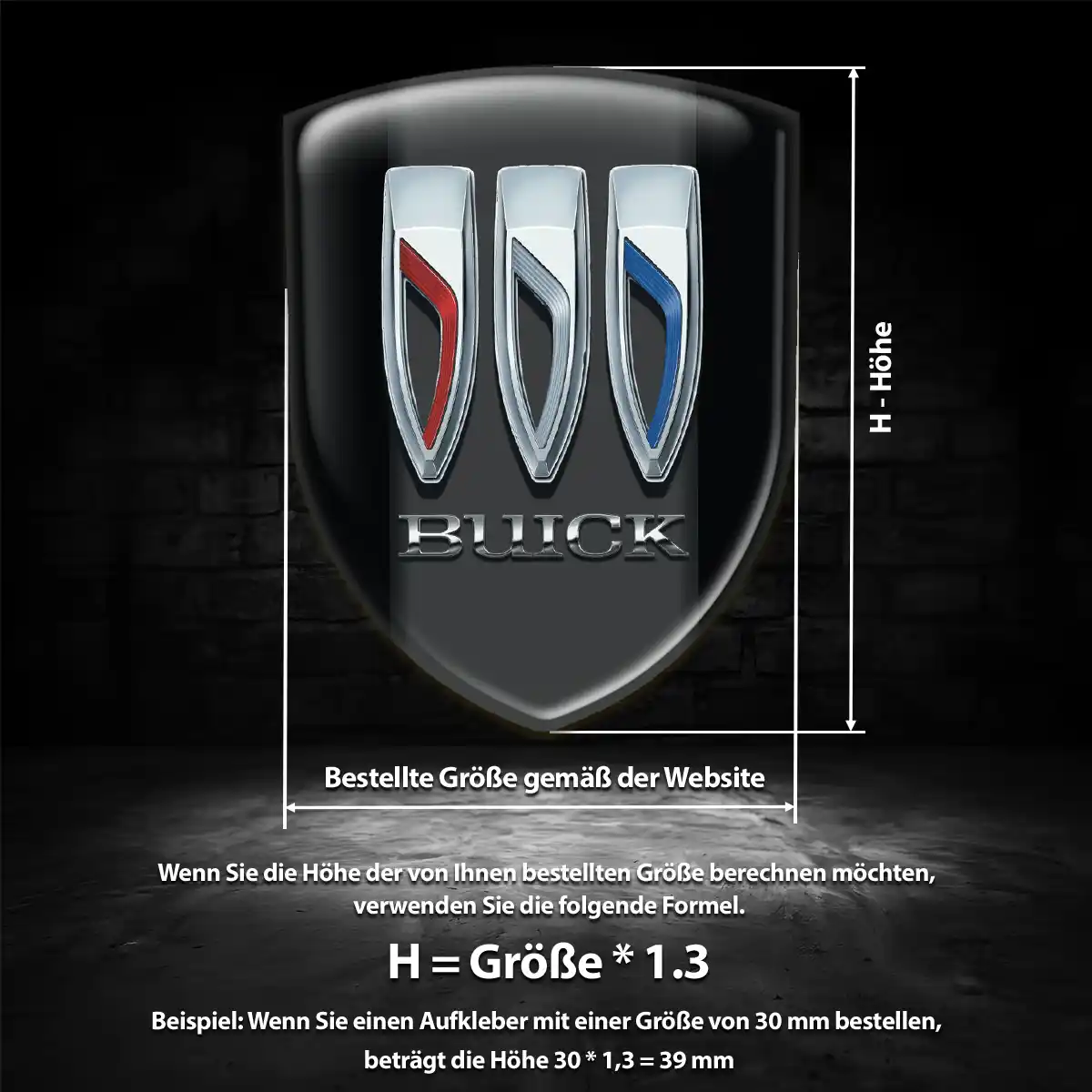 Buick Emblem Auto Premiumqualität
