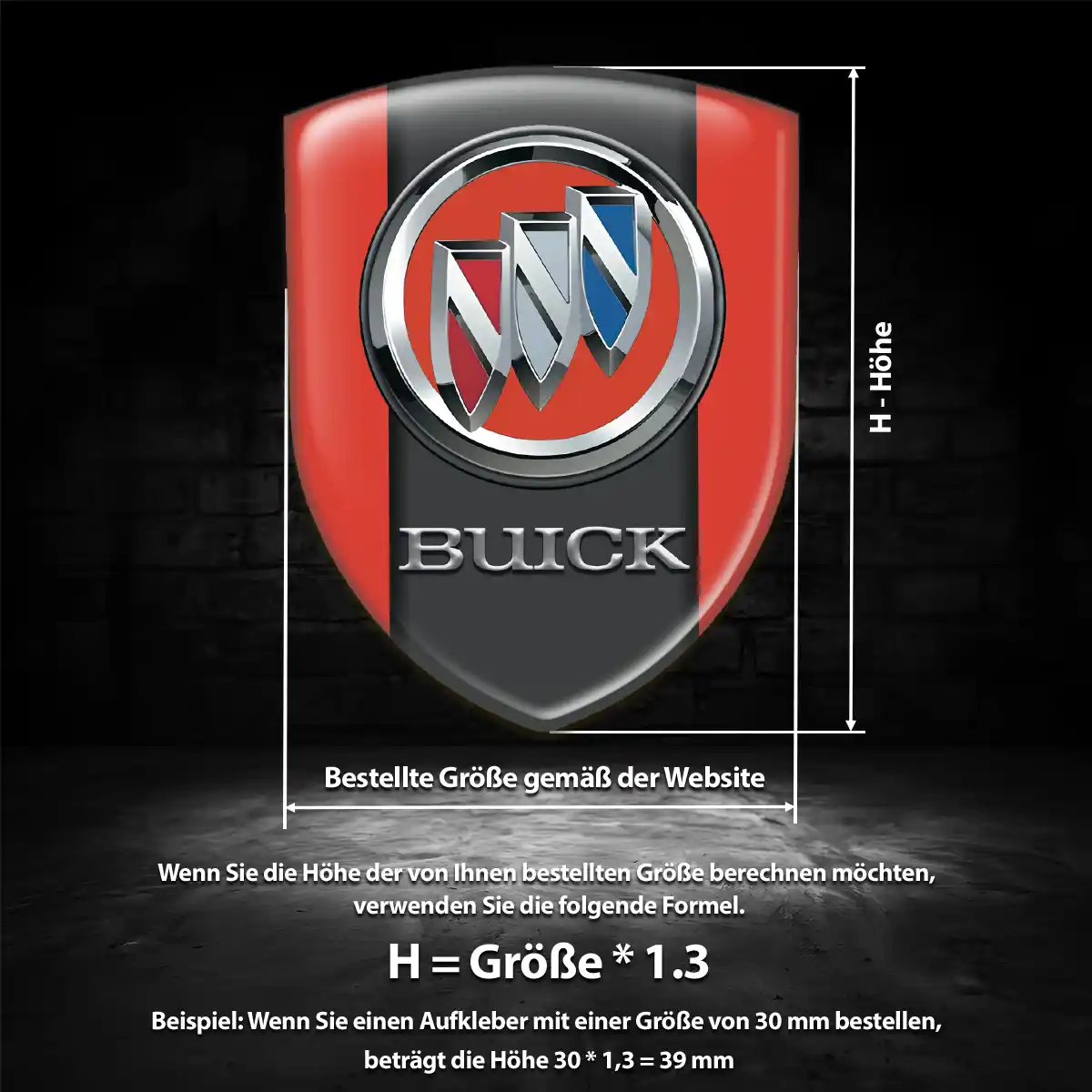 Buick Emblem Auto Stilvolles Design