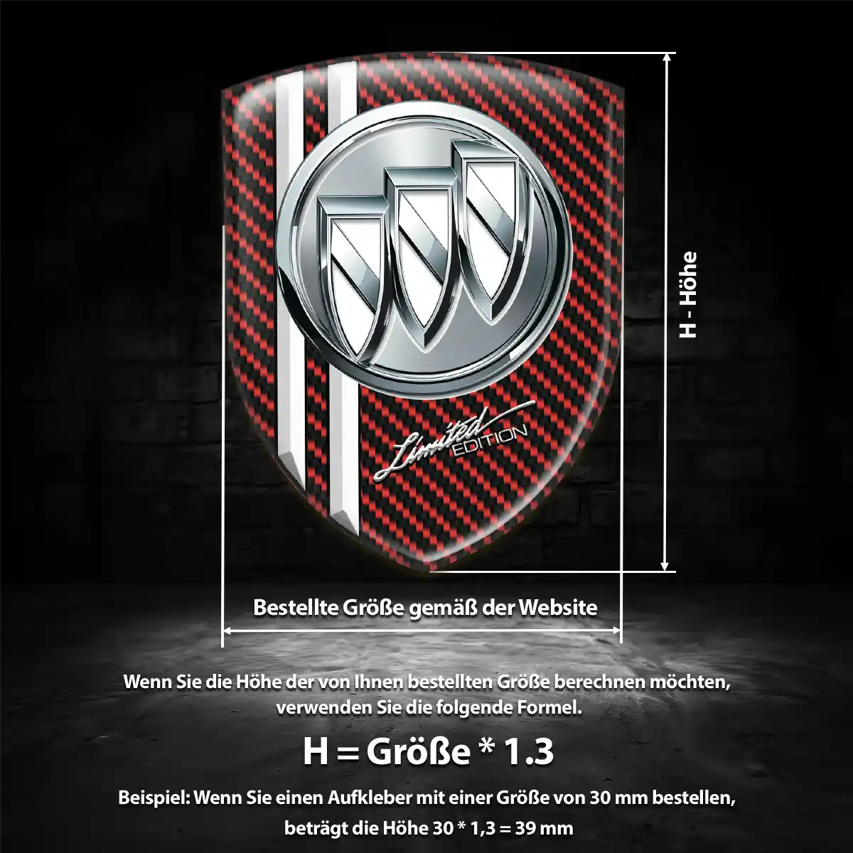 Buick Emblem Hochwertiges Harz