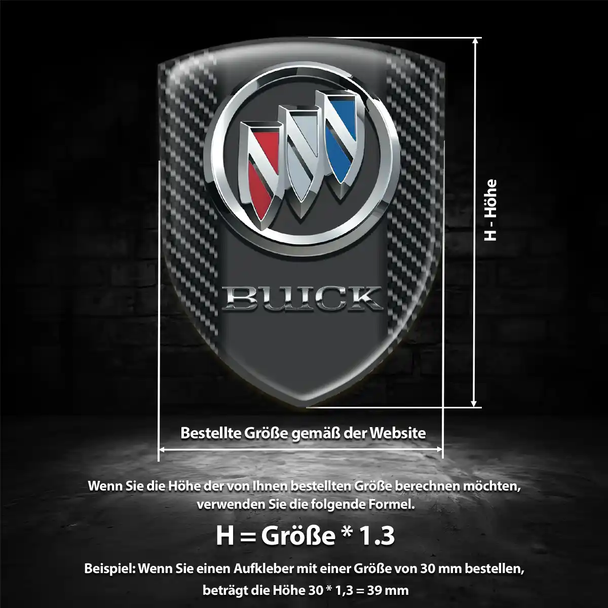 Buick Emblem Premiumqualität