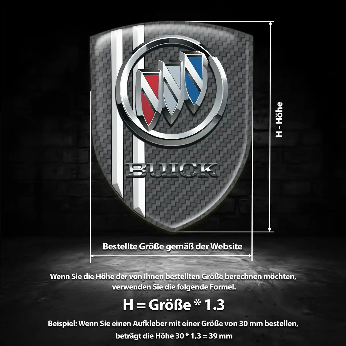 Buick Emblem Stilvolles Design