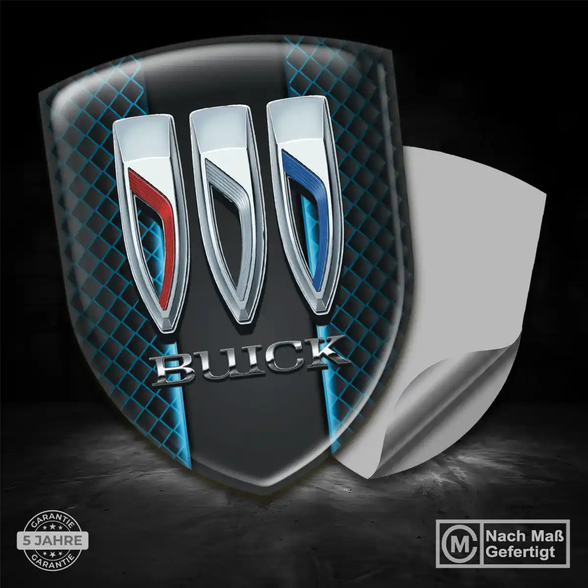 Buick Emblem Wappen Aufkleber Auto Elegantes Design