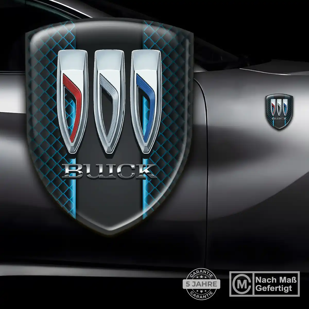 Buick Emblem Wappen Aufkleber Auto Elegantes Design