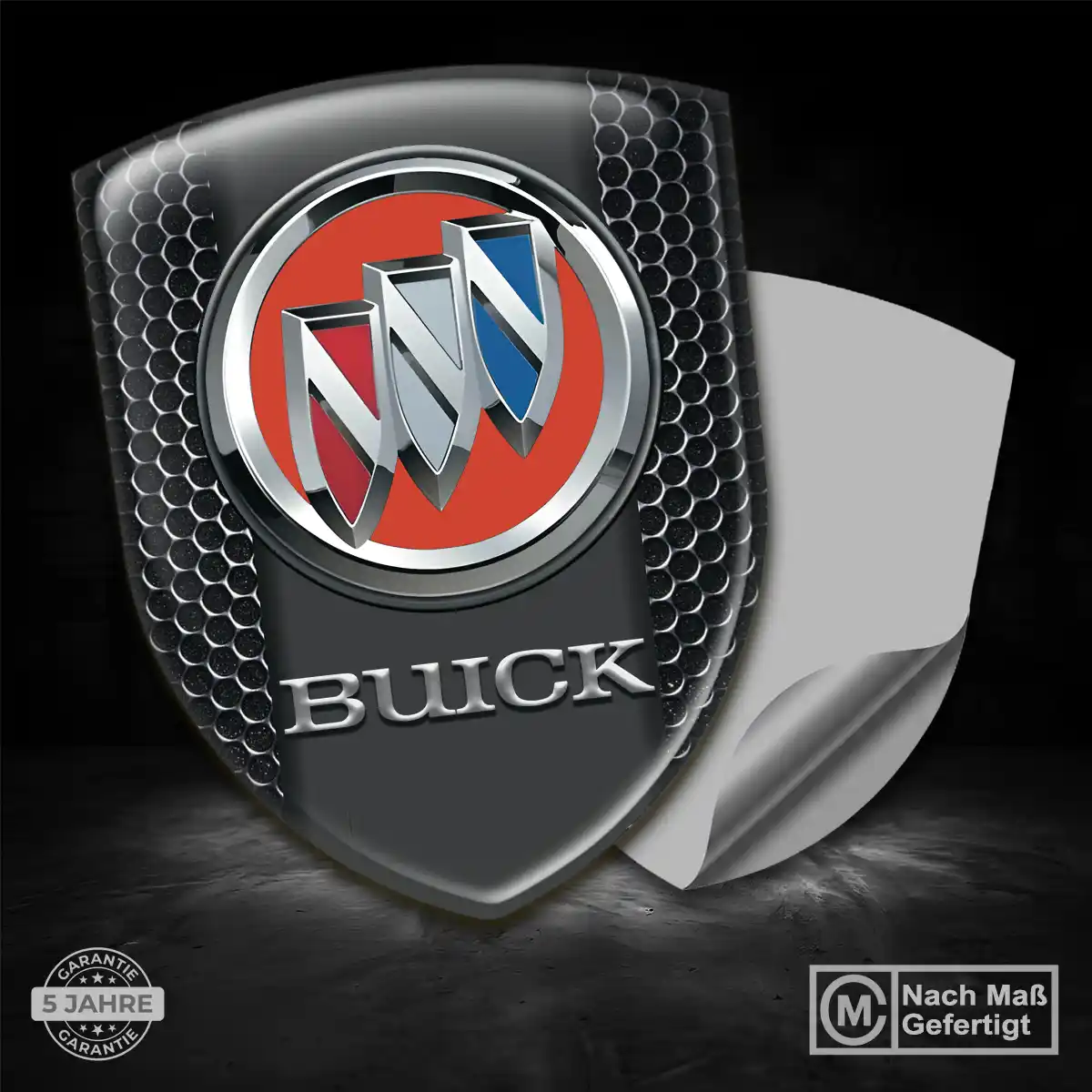 Buick Emblem Wappen Aufkleber Auto Hochwertiges Harz