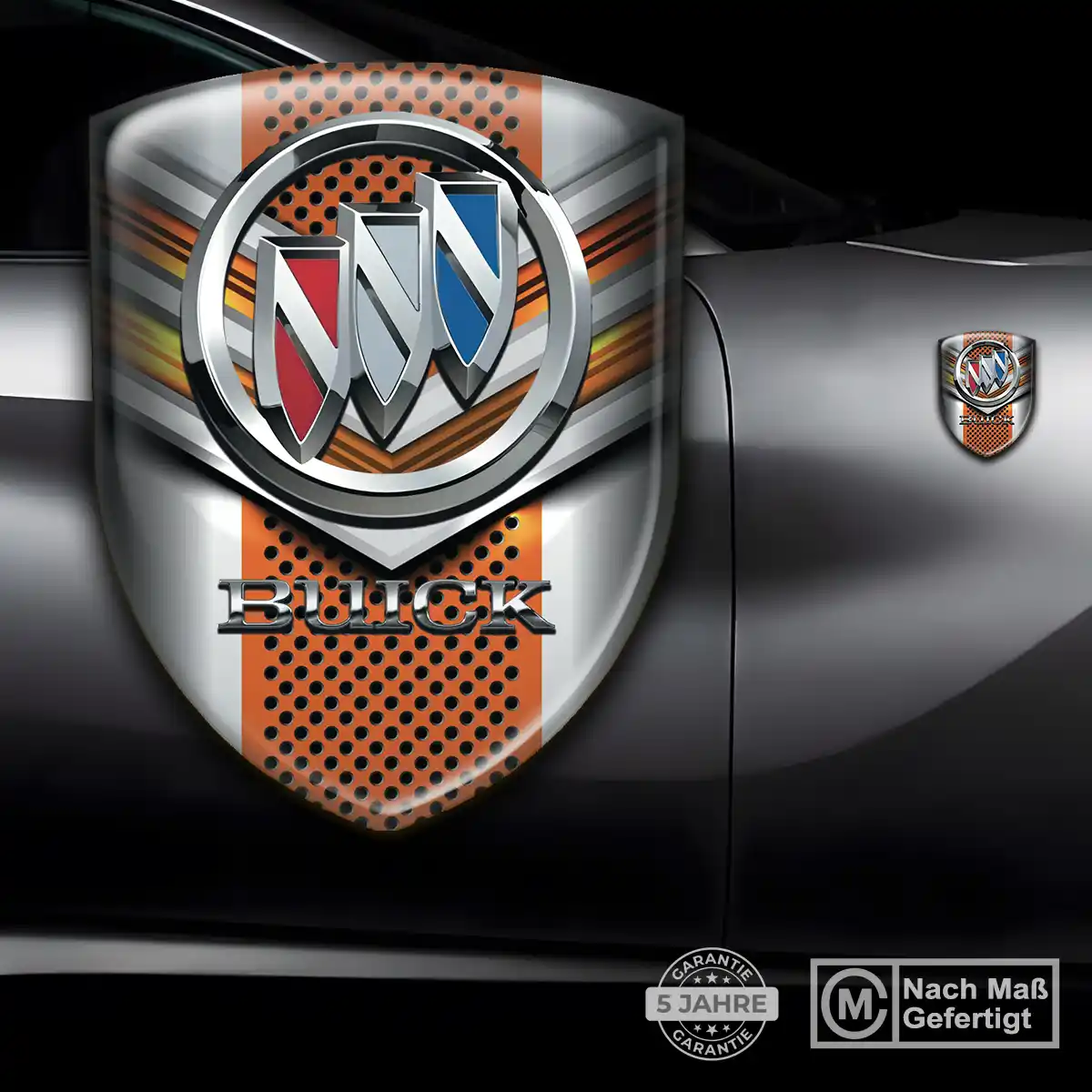 Buick Emblem Wappen Aufkleber Edles Design