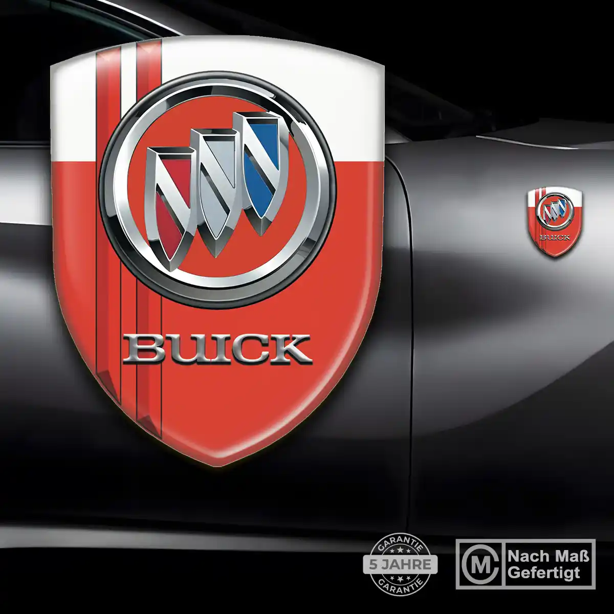 Buick Emblem Wappen Aufkleber Interieurdesign