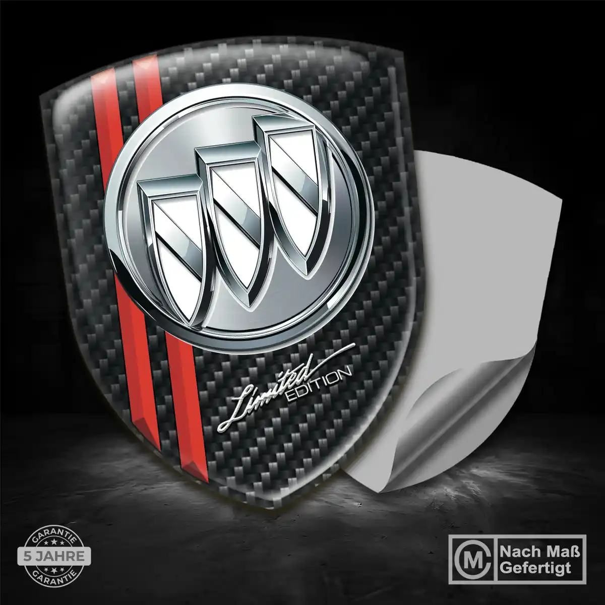 Buick Emblem Wappen Aufkleber Stilvolles Design