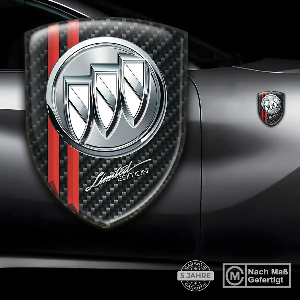 Buick Emblem Wappen Aufkleber Stilvolles Design