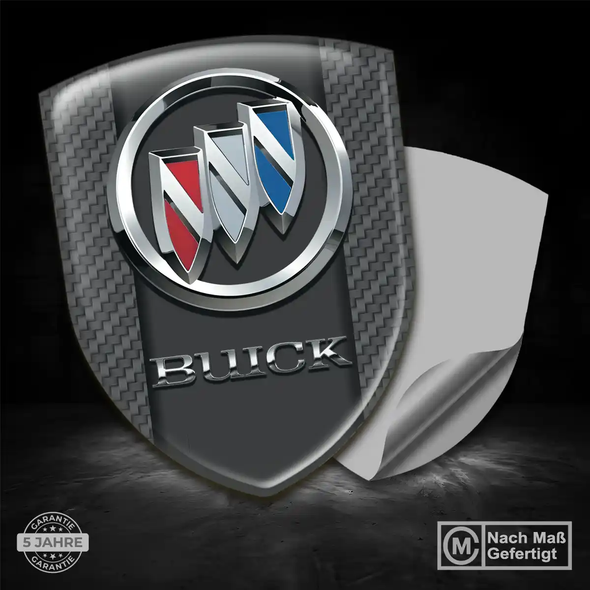 Buick Emblem Wappen Aufkleber Tuningfahrzeug