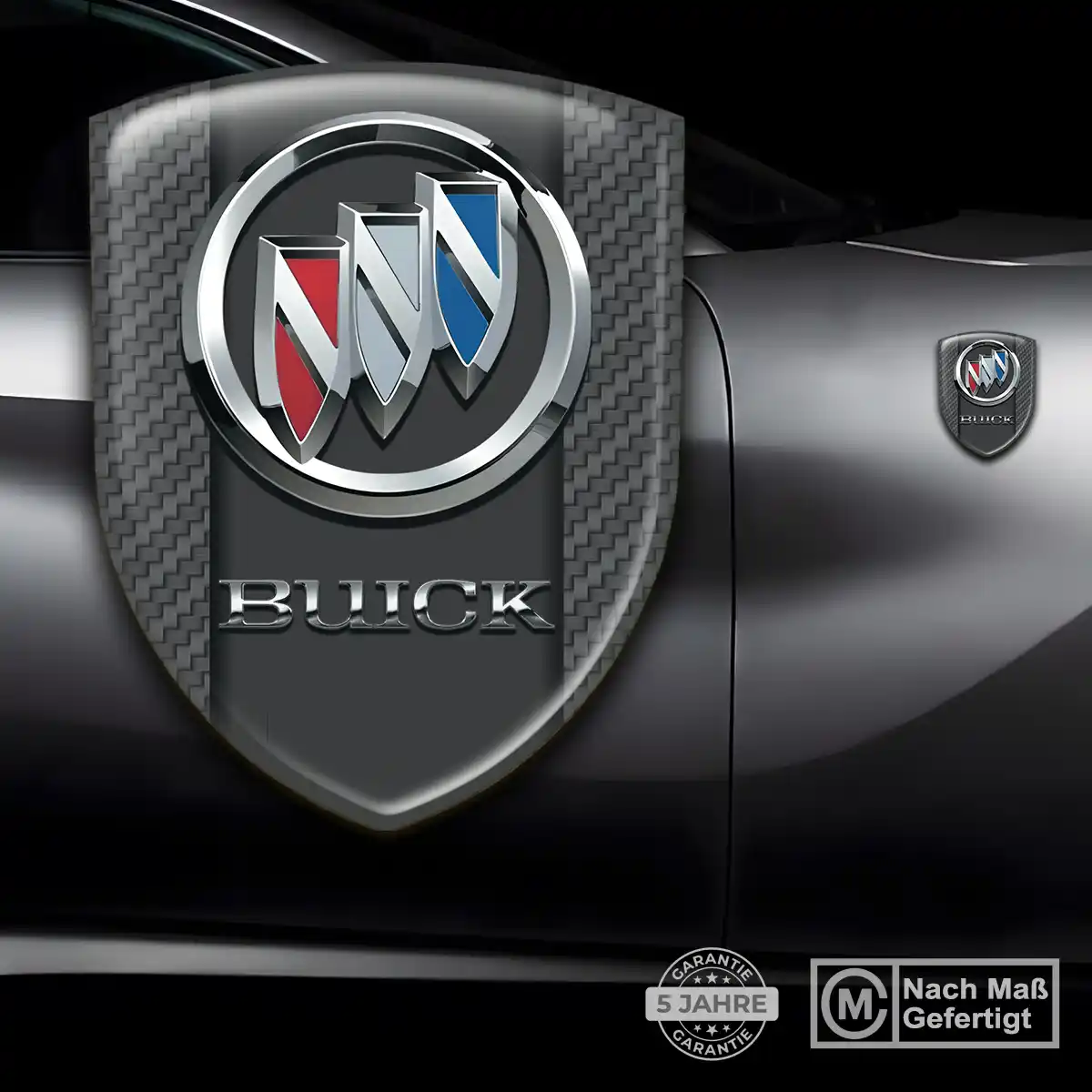 Buick Emblem Wappen Aufkleber Tuningfahrzeug