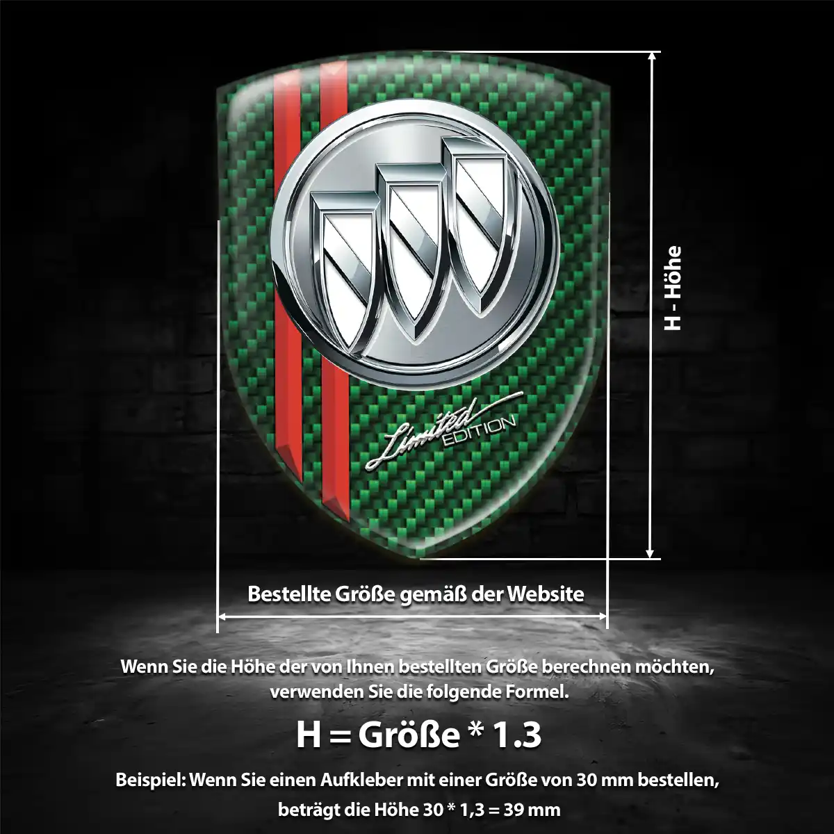 Buick Emblem Wappen Auto Hohe Qualität