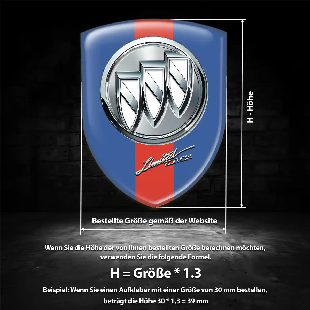 Buick Emblem Wappen Auto Interieurdesign