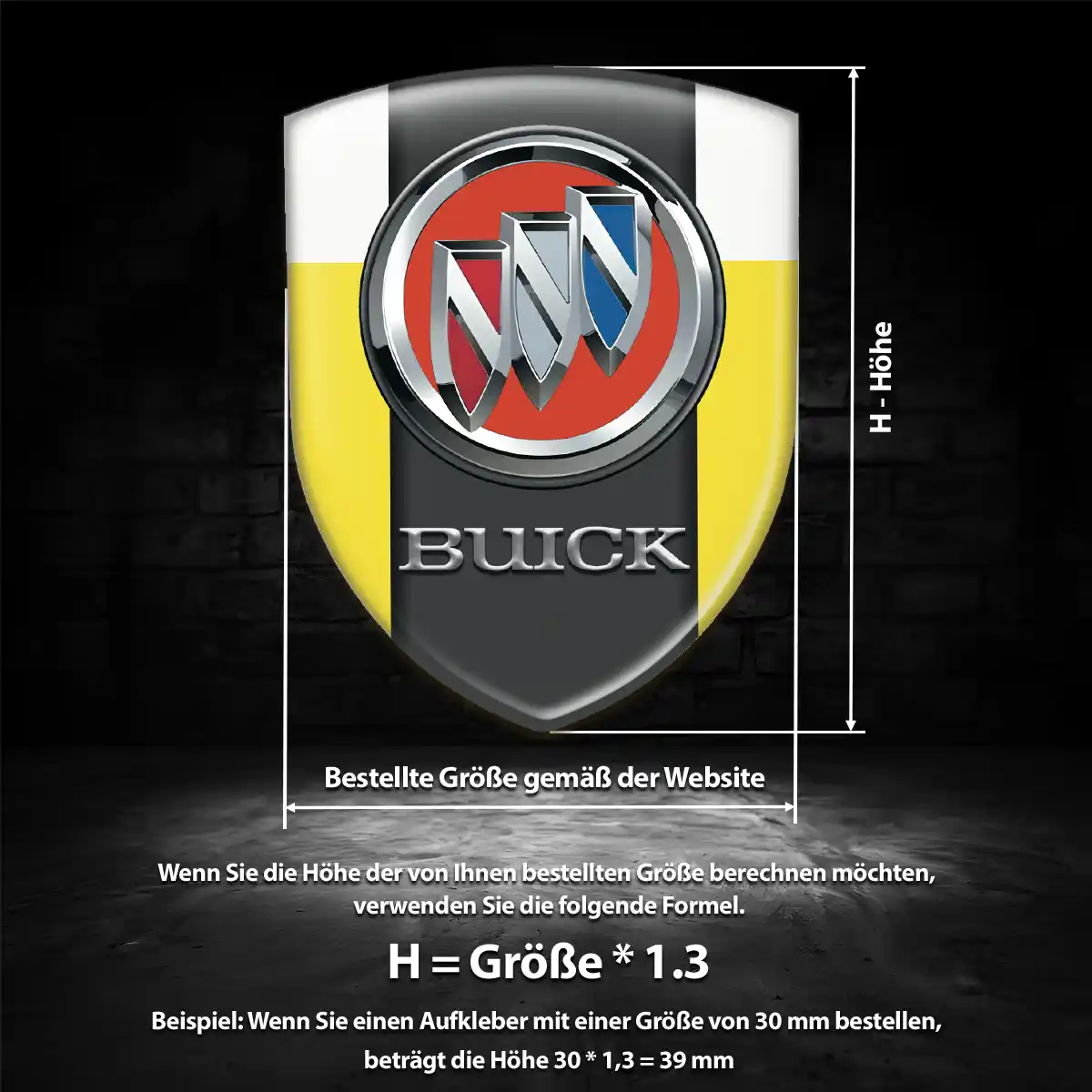 Buick Emblem Wappen Auto Luxus-Edition