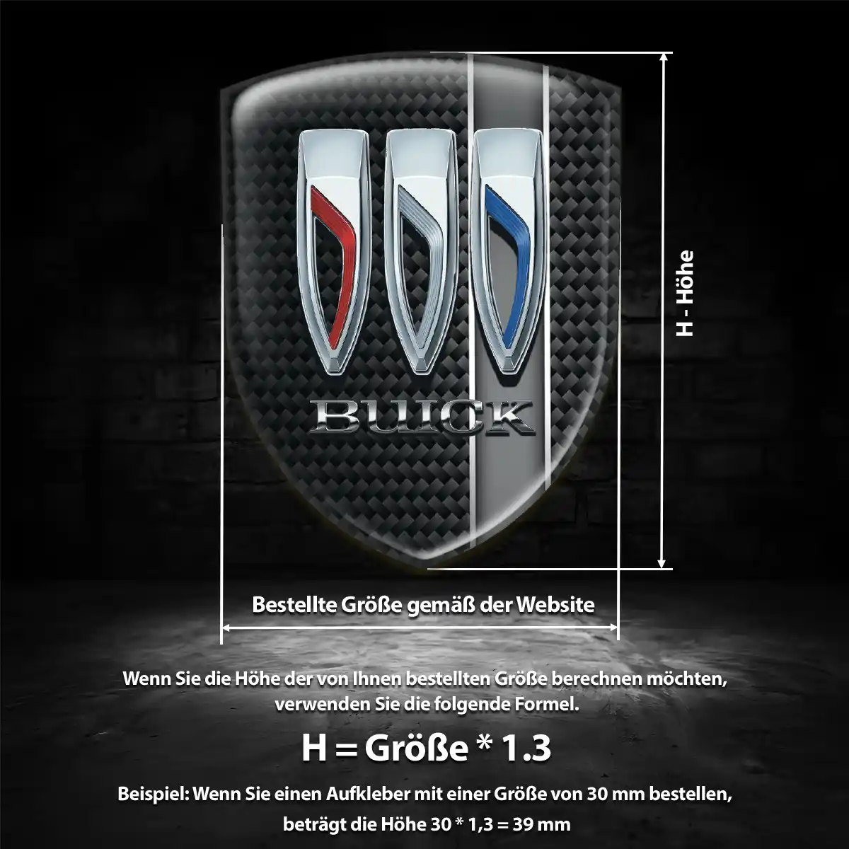Buick Emblem Wappen Hohe Qualität