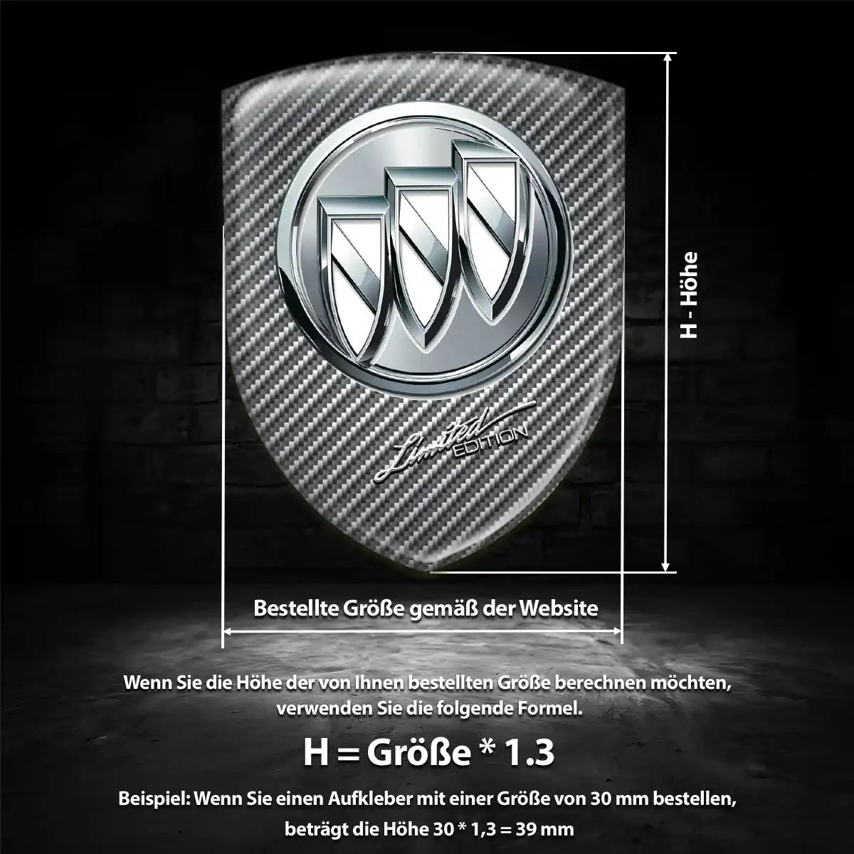 Buick Emblem Wappen Limitierte Auflage