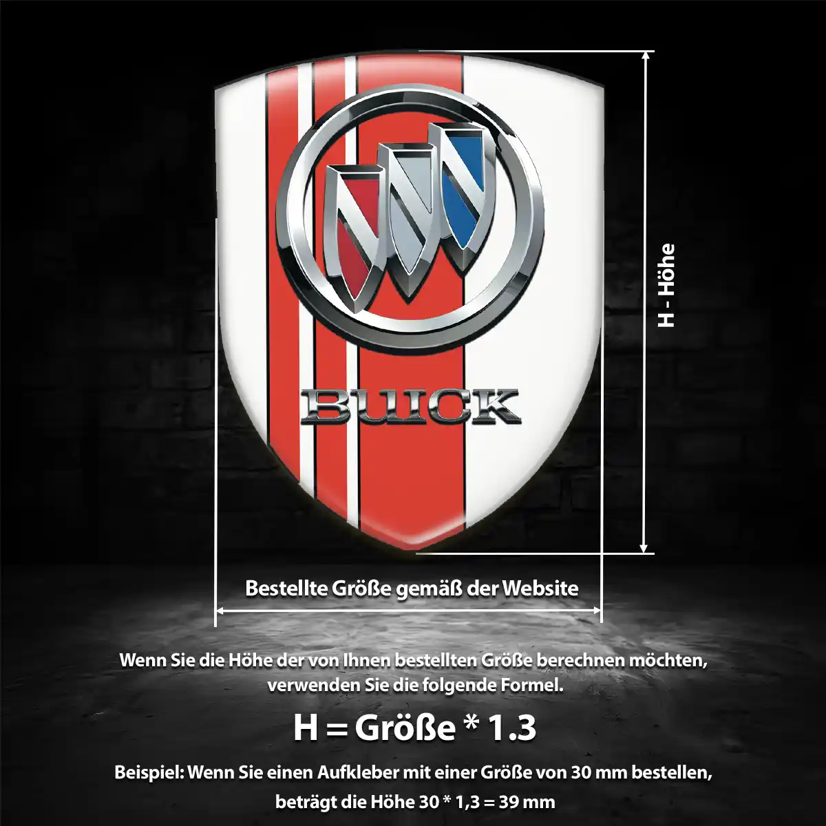 Buick Emblem Wappen Luxus-Edition