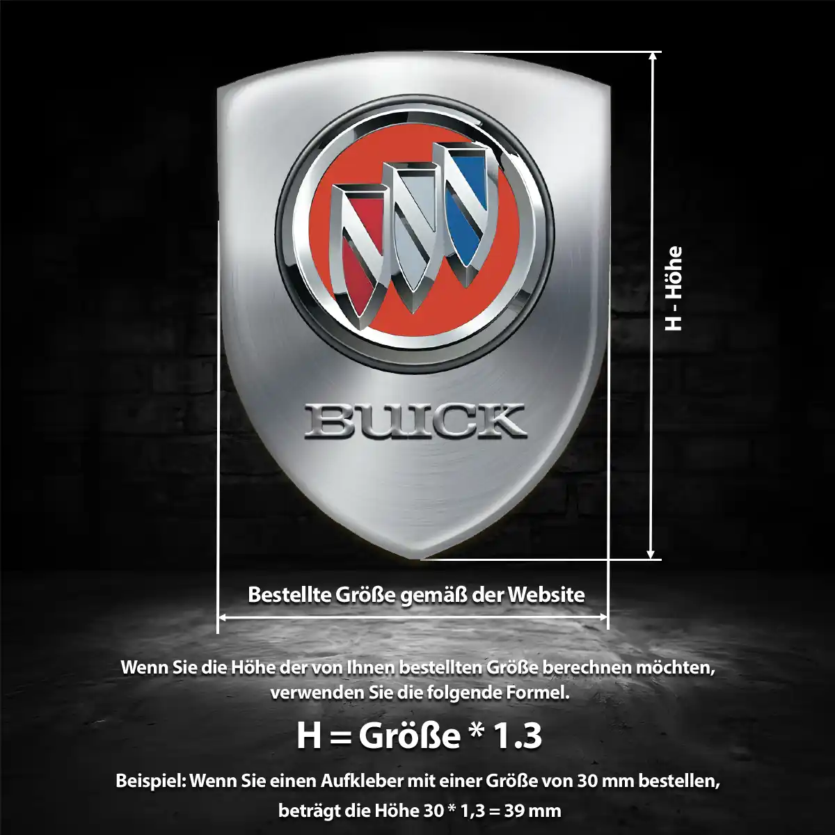 Buick Emblem Wappen Premium-Edition
