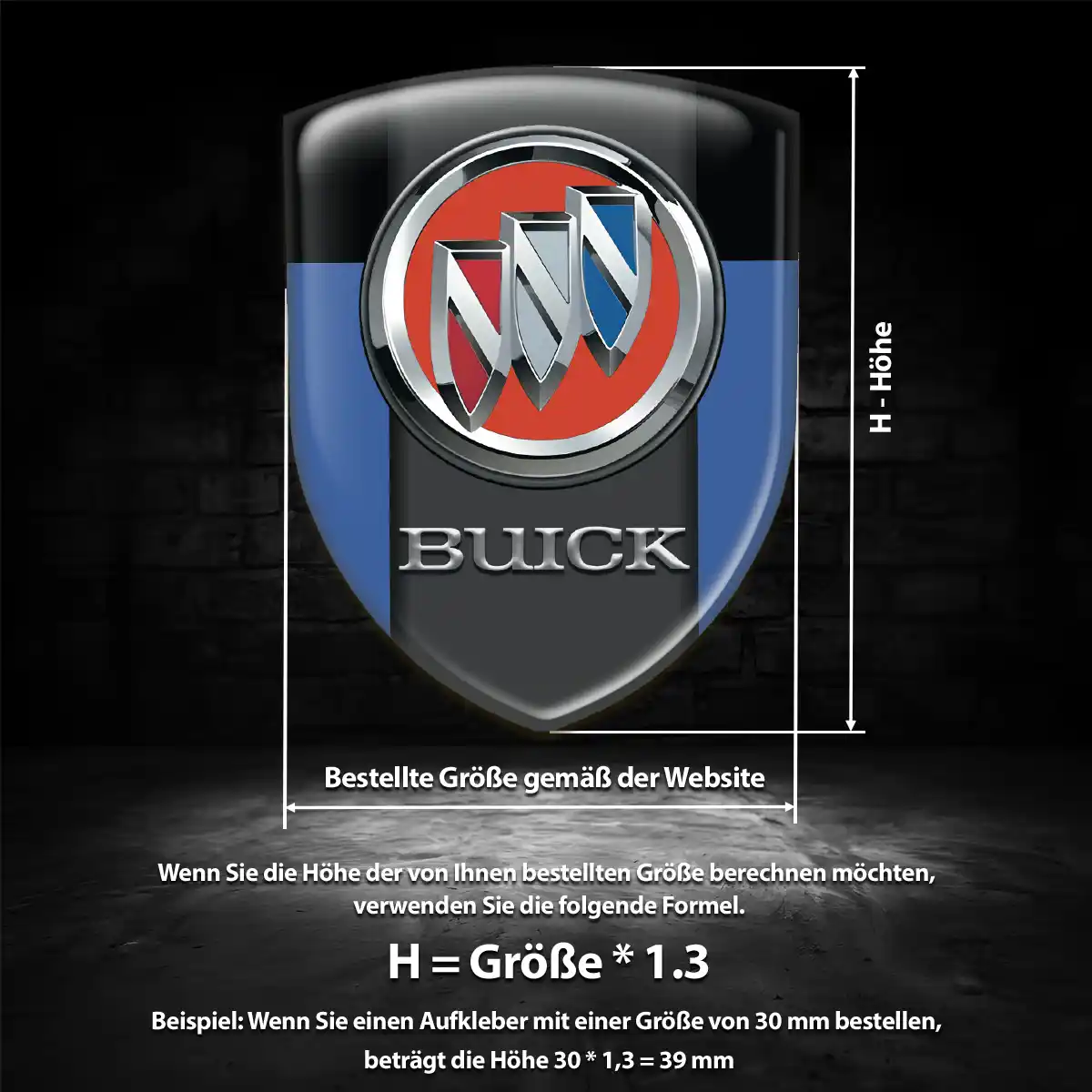 Buick Emblem Wappen Stilvolles Design