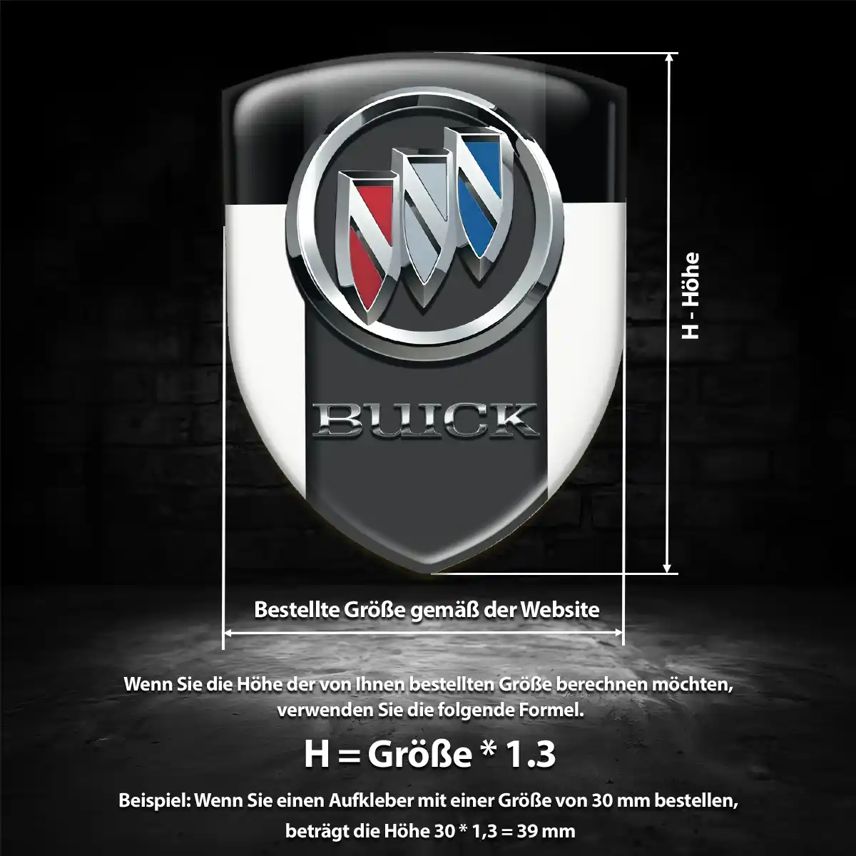 Buick Embleme Auto Edles Design