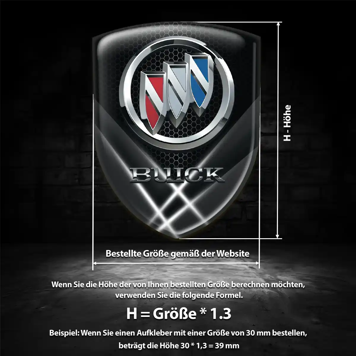 Buick Embleme Auto Hochwertiges Harz